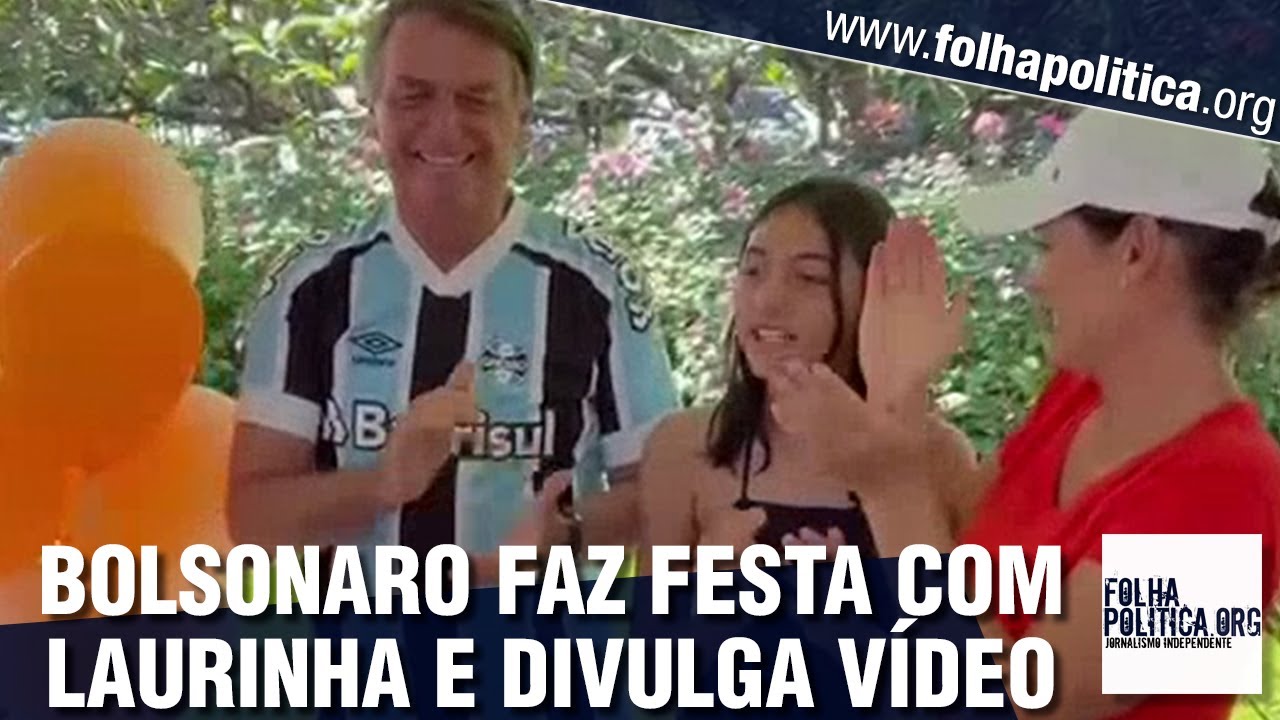 Reação de Laura, filha de Bolsonaro, na 'festa' de seu aniversário