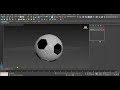Football Modelling in 3ds max in 1 Minute | Modifiers Turbosmooth, Meshsmooth #Shorts