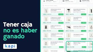 Tener dinero en la caja no es haber ganado
