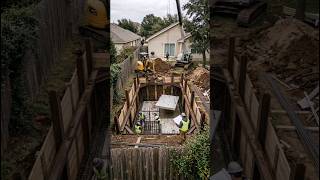 Building a Secret Underground Survival Bunker Under a House #bunker #timelapse #build