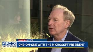ONLY ON KIRO 7: One-on-one with the president of Microsoft