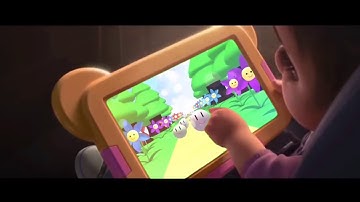 もぺもぺを見てびっくりした女の子