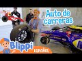 ¡El auto de carreras de Blippi! | Blippi Español | Videos educativos para niños | Aprende y Juega