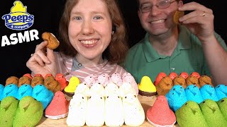 ASMR PEEPS MARSHMALLOW PARTY MUKBANG (No Talking) EATING SOUNDS