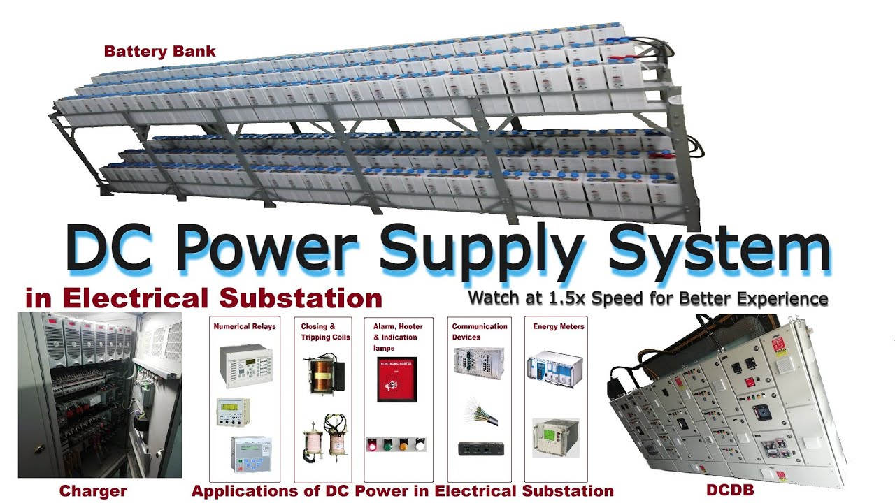 DC Power Supply System In An Electrical Substation DC System Watch At DC Power Supply System In An Electrical Substation DC System Watch At