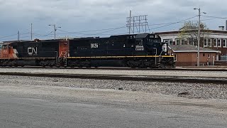 CN A40391 Southbound with IC 1026 leading.