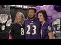 Ravens Make the Crucial Catch With Cancer Survivors and Fighters | Baltimore Ravens