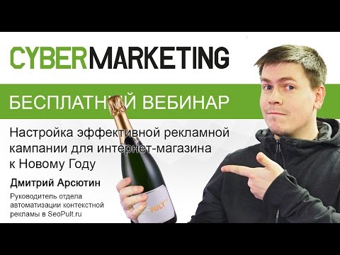 Настройка эффективной рекламной кампании для интернет-магазина к Новому Году. Дмитрий Арсютин