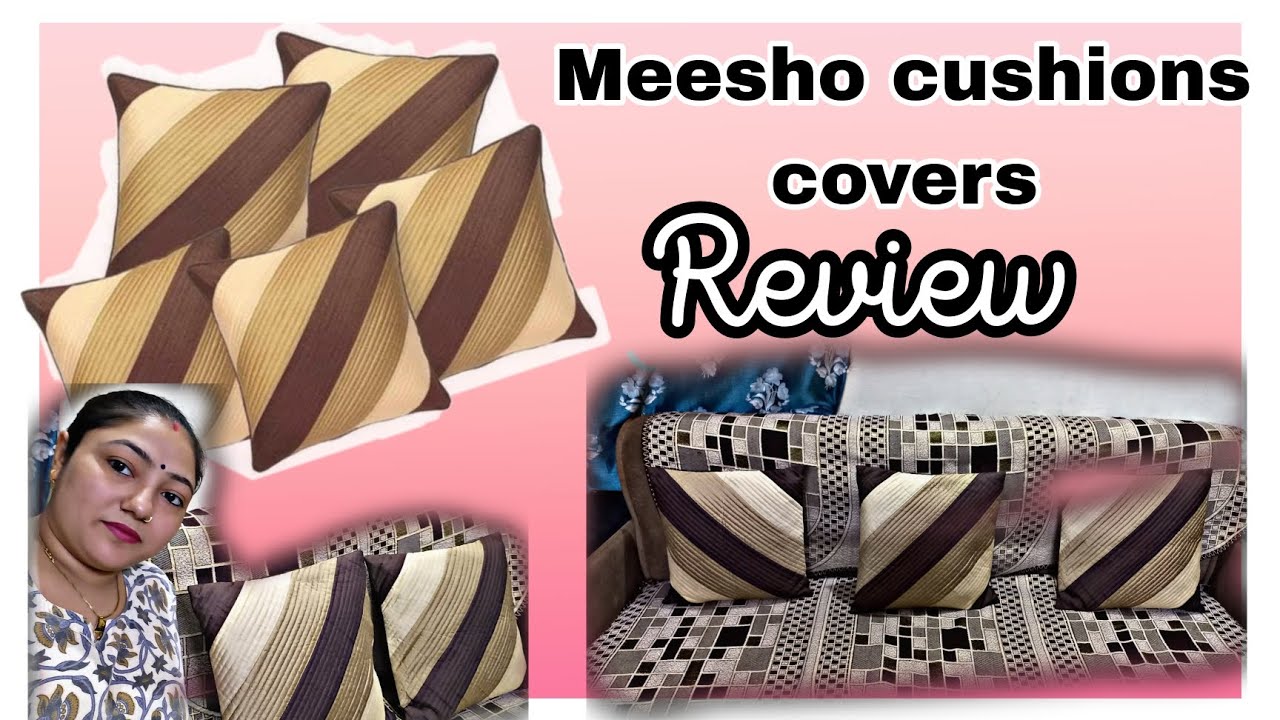 💥Meesho Cushions Covers💥 Unboxing and Review🫠 reviewbydeepika YouTube