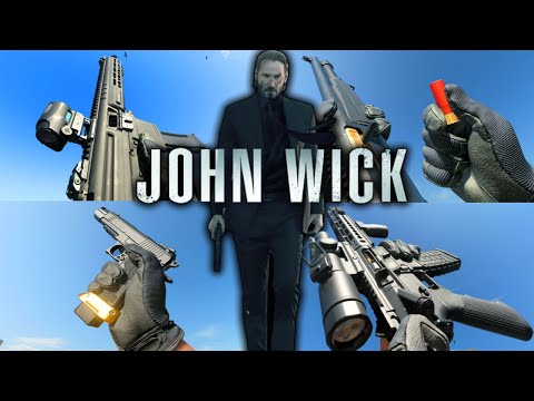 All JOHN WICK Weapons Loadouts & Pick Ups in Call of Duty (Real Names, Animations & more..)