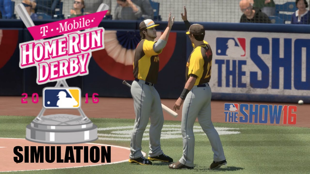 MLB The Show 16 (PS4) 2016 Home Run Derby Simulation