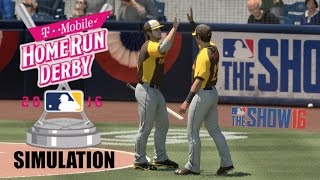 Mlb the show 16 (ps4) 2016 home run derby simulation