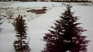 Erik and Konner on the Snowmobile 006.AVI