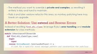 Monkey Patching find_sti_class in Rails 5.2 ActiveRecord: A Clean Approach