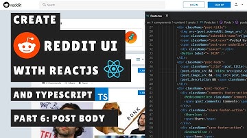 Create the Reddit UI with ReactJS - Part 6: Post body