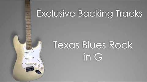Backing Track - Texas Blues Rock in G (Stevie Ray Vaughan SRV style)