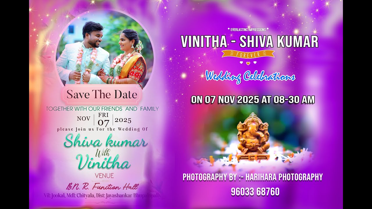VINITHA WEDS SHIVA KUMAR
