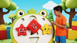 Puzzle shapes jumping on screen