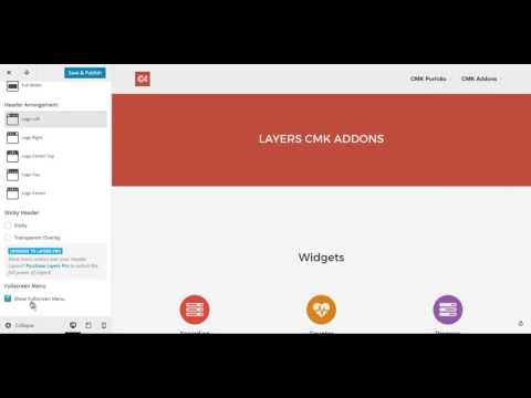 Fullscreen Menu