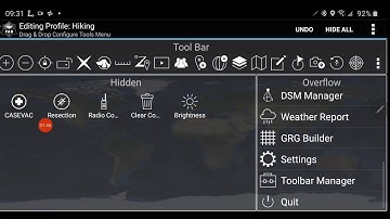 Customizing the ATAK Acton Bar (menu)