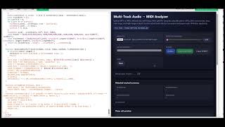MIDI extract HTML5 markup document