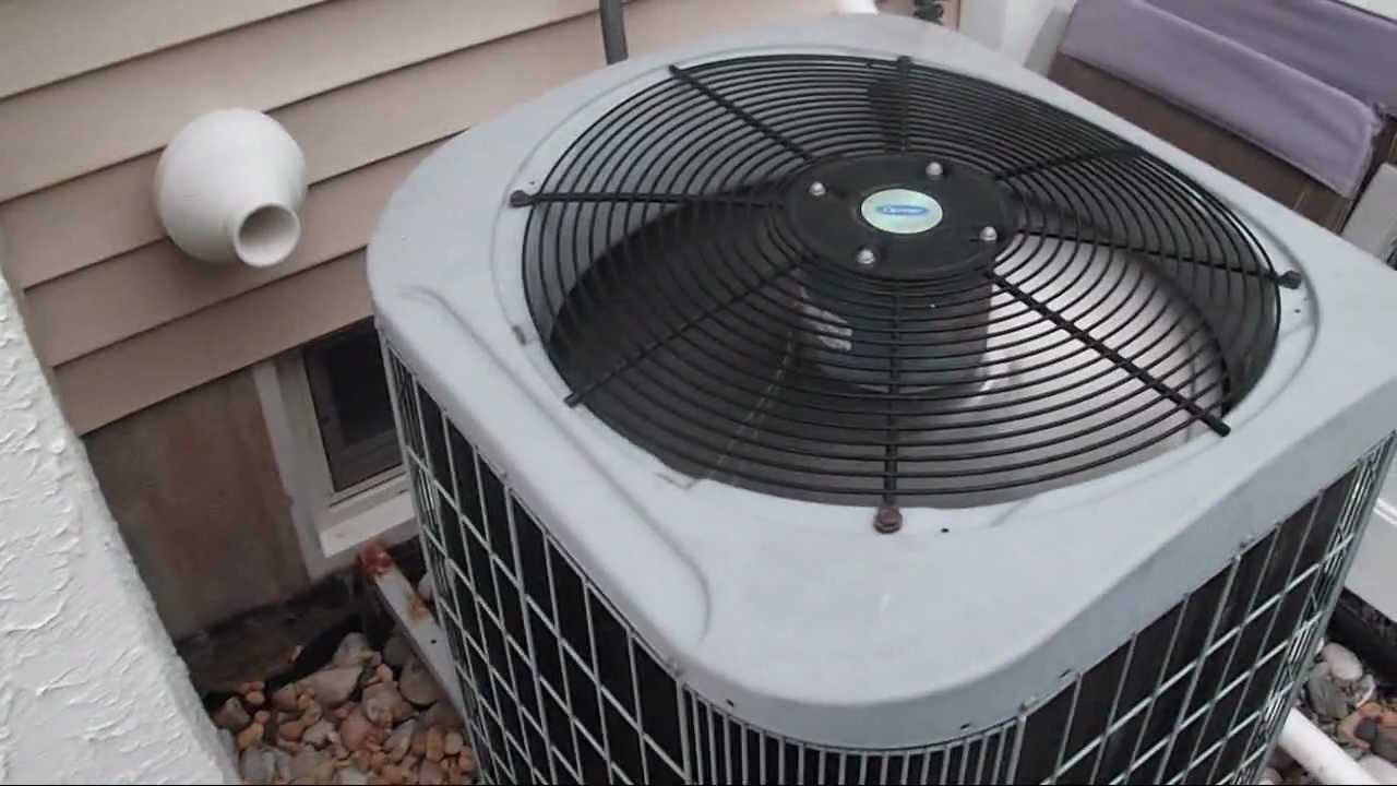 My neighbors' 2007 Carrier 2.5-ton central air-conditioner ...