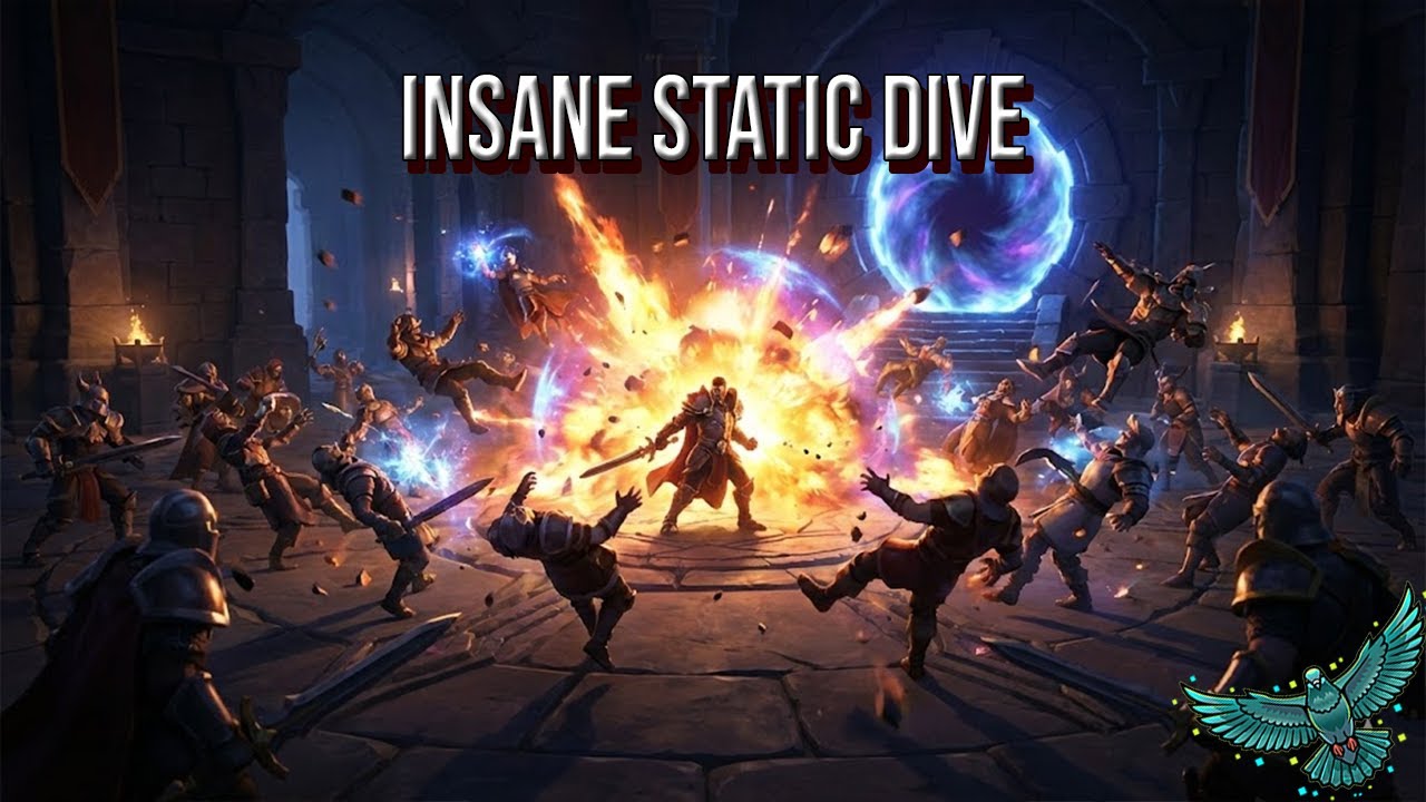 FULL WIPED!! Insane Static Dive! Albion Online