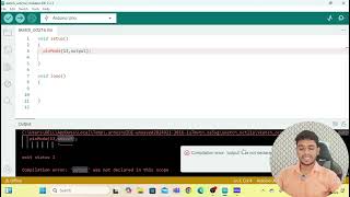 Turn On LED By Using Arduino Programming | Embedded System Kaise Sikhe in Hindi  #coding #program