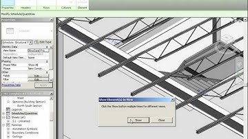 InfiniteSkills Tutorial | Revit Structure 2012 Training - Make a Beam Schedule