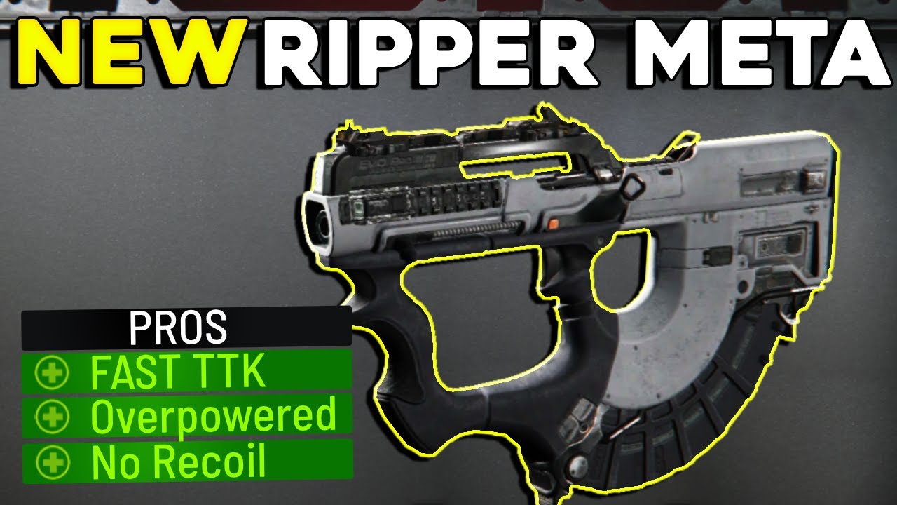 The NEW RIPPER SMG is META on Rebirth Island 👑 (Warzone) - YouTube
