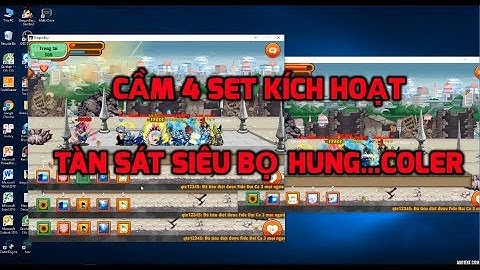 Ngọc Rồng Online - Cầm 4 acc set kích hoạt nappa...songoku săn siêu bọ hung...coler