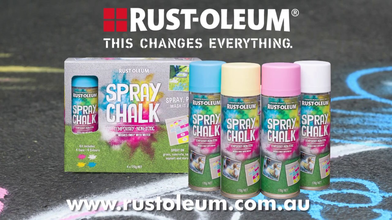 DIY Washable Spray Chalk for Outdoor Art