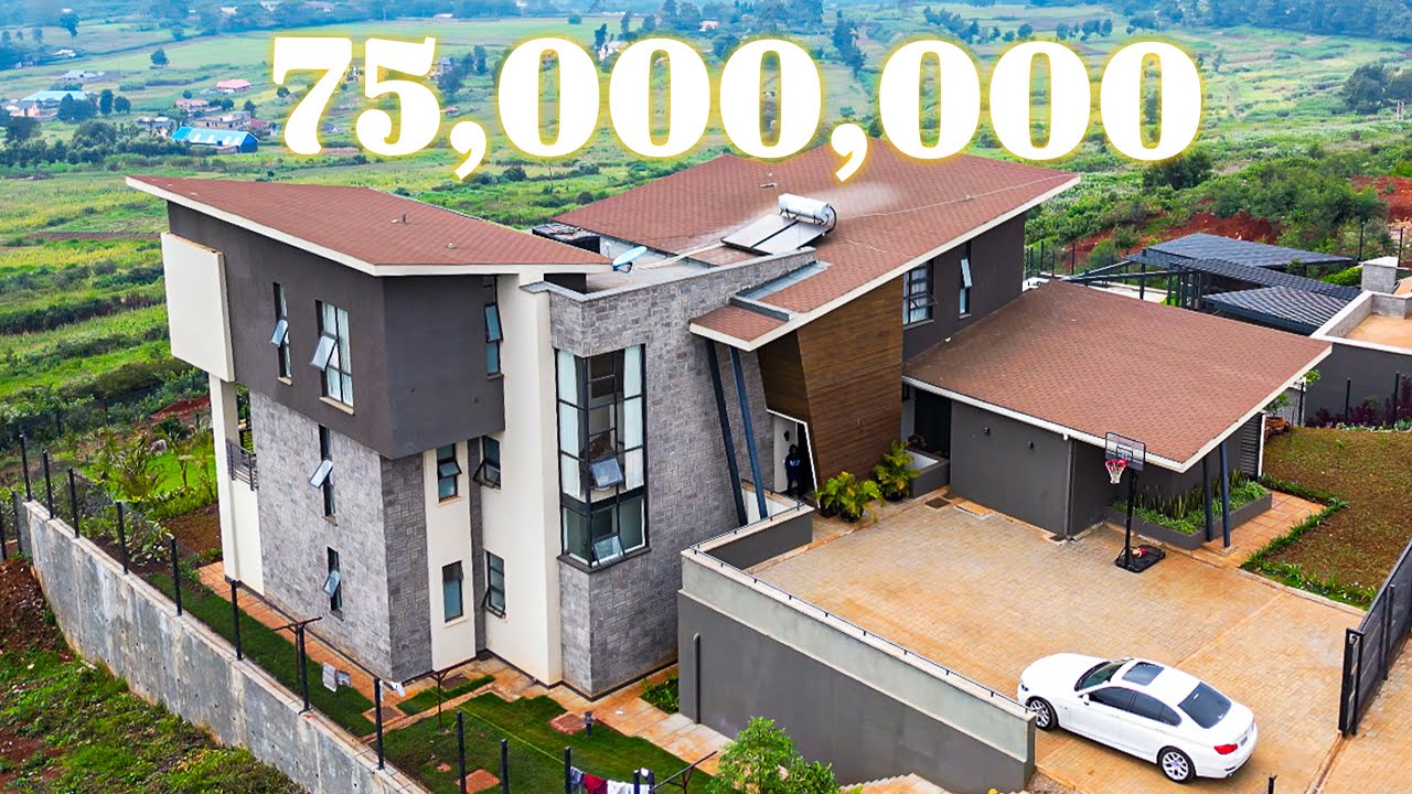 Touring a KSH 75,000,000 5-Bed Villa in   Limuru | KENYA  