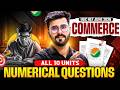 UGC NET Commerce Paper 2 | All 10 Units Numerical Questions | UGC NET Commerce Marathon