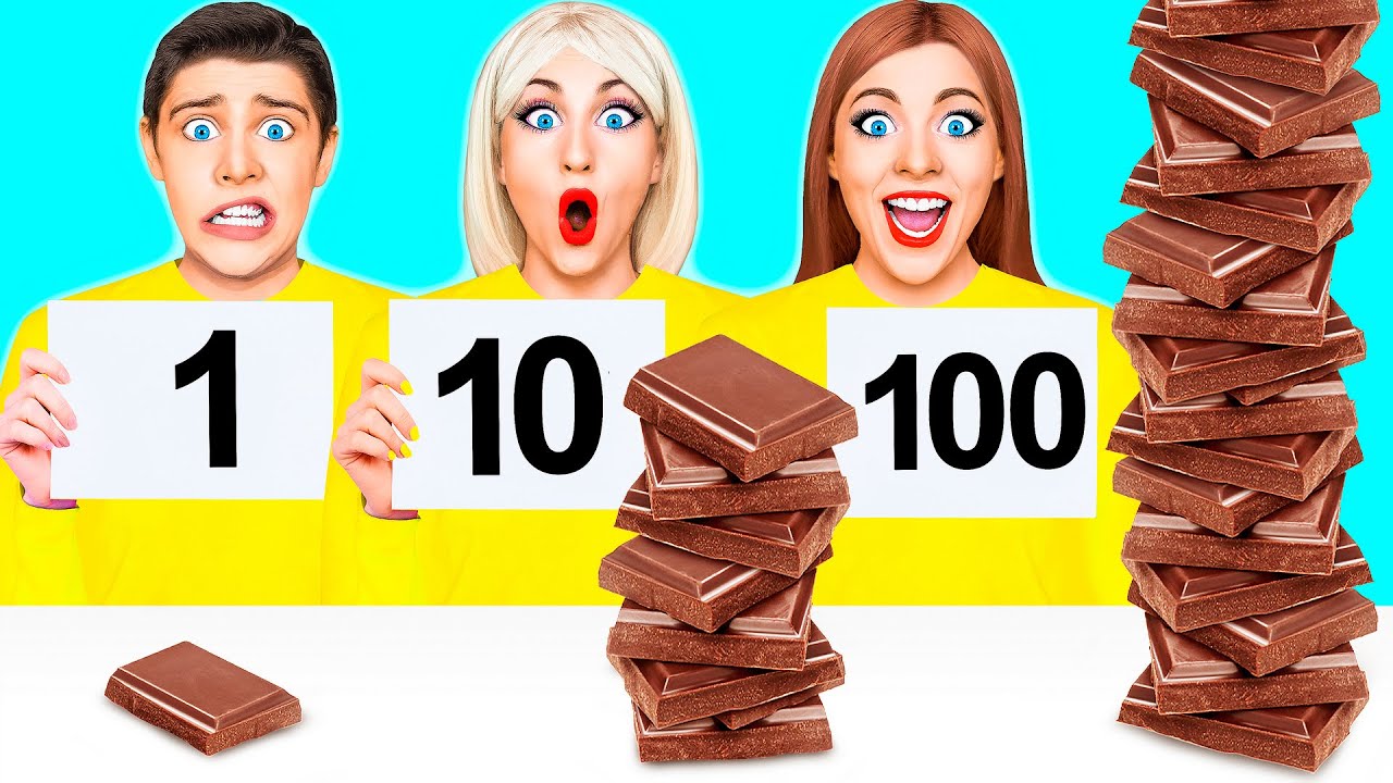 100 Layers of Food Challenge | Epic Food Battle by Multi DO Best