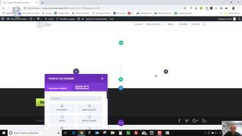 Les sections - rangées - modules dans DIVI - Wordpress
