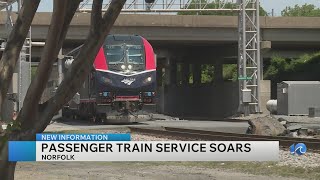 Amtrak carried record number of passengers in and out of Hampton Roads in 2025