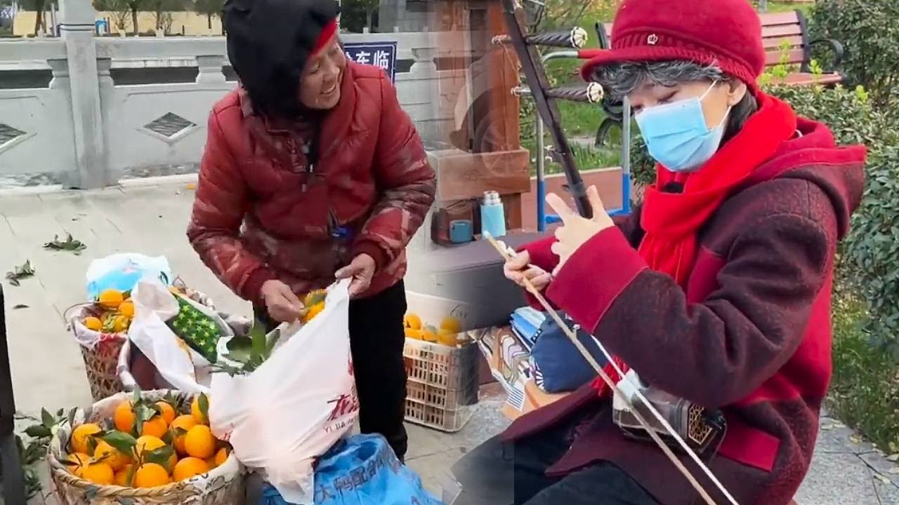 【合集】張老太上线啦！到公園拉二胡，大媽們過足了隱，大爺卻驚掉了下巴 #二胡 #搞笑 #传统文化 #funny #乐器