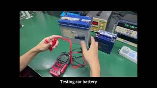 Foxsur 12V 24V Car Battery Tester Lcd Battery Yzer Test Tool Digital Yzer Tester