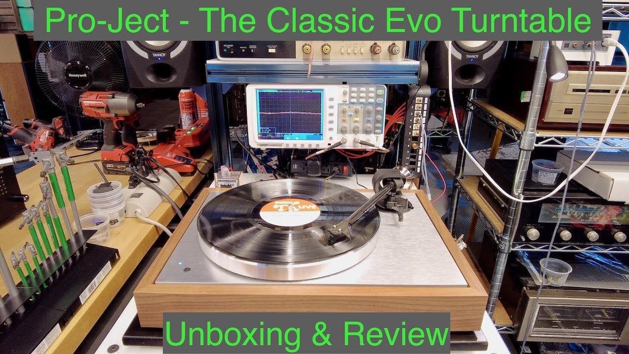 Pro-Ject The Classic EVO-W Turntable with Electronic Speed Control - Walnut  - Adams and Jarrett
