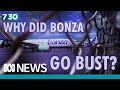 Why did budget airline bonza go bust  730