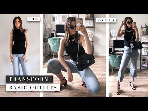 How to Make Cute Outfits With Simple Clothes, Transforming Basics | by Erin Elizabeth