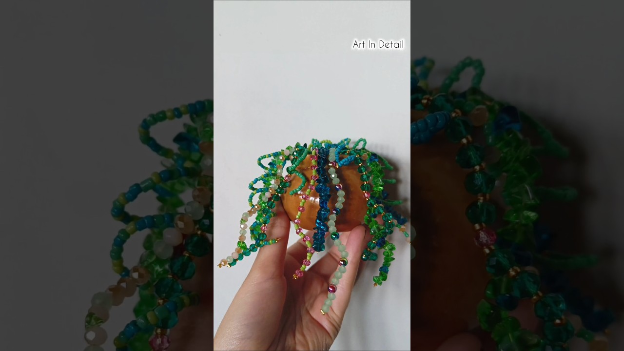 Viral 🪴 Beaded Plant DIY 