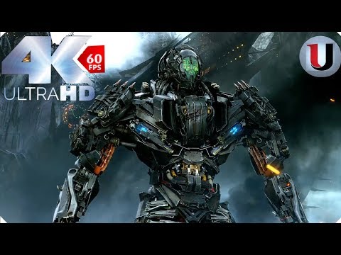 Optimus Prime vs Galvatron &amp; Lockdown -Transformers Age of Extinction - 2014 CLIP IMAX (4K)