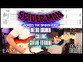 Spider-Man: Across the Spider-Verse Calling Guitar Tutorial Metro Boomin