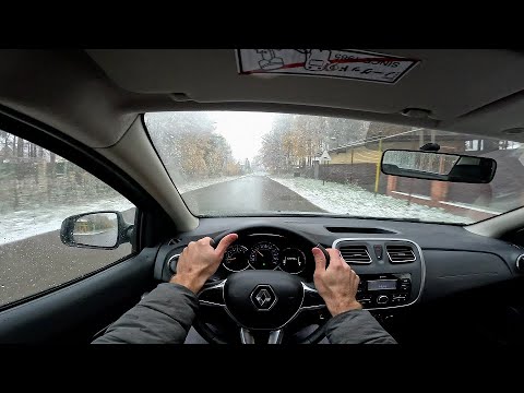 2021 RENAULT LOGAN STEPWAY 1.6L 82HP K7M POV TEST DRIVE