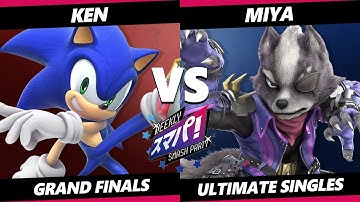 Sumapa 212 GRAND FINALS - KEN (Sonic) Vs. Miya (Wolf) Smash Ultimate - SSBU