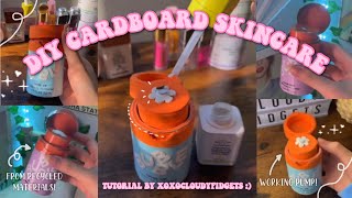 Celebrity 🌊💫DIY CARDBOARD SKINCARE TUTORIAL + WORKING BUBBLE PUMP💫🌊 Profile