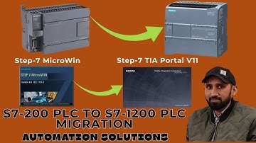 STEP-7 MICROWIN TO STEP-7 TIA PORTAL MIGRATION TUTORIAL || S7-200 TO S7-1200 PLC MIGRATION GUIDE.