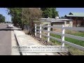 HOW TO INSTALL VINYL HORSE FENCE (Part 2)